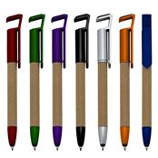 Caneta Ecológica com Touch e Suporte Para Celular - 00708P