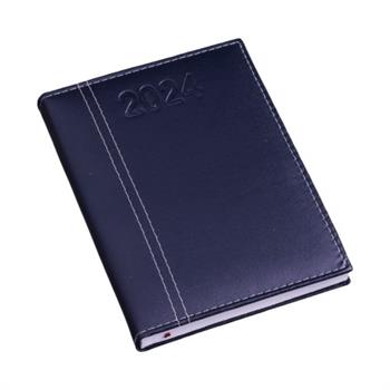 Agenda Lisa Azul com Costura - 107L