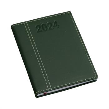 Agenda Lisa Verde com Costura - 109L