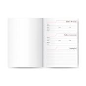 Agenda Estampada Marrom - 170L