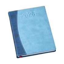 Agenda Diária 2026 Estampada Azul - 172L