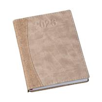 Agenda Diária 2026 Cortiça Marrom - 173L