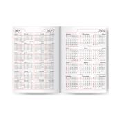 Agenda Diária 2026 Cortiça Marrom - 173L