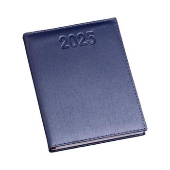 Agenda Metalizada Lisa Azul - 180L