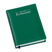 Agenda Compacta Metalizada Lisa Verde - 220L