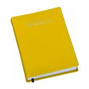 Agenda Compacta Metalizada Lisa Amarela - 221L