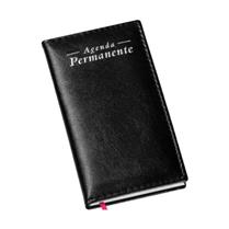 Agenda de Bolso Permanente Lisa Preta - 268L