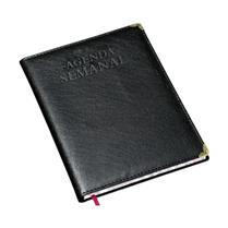 Agenda Semanal 2026 Super Lisa Preta - 240L