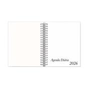 Agenda Diária 2026 Wire Metalizada Lisa Azul - 281L