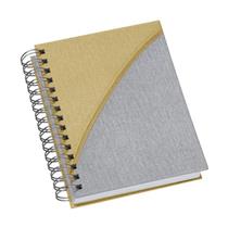 Agenda Diária 2026 Wire-o Metalizada Ouro com Prata - 415L