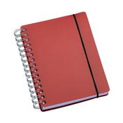 Agenda Wire-o Capa Plástica Vermelha - 425L