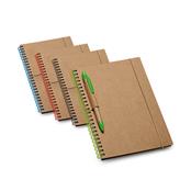 Caderno B6 com Folhas Pautadas Reciclado - 93708