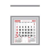 Folhinha Comercial Grande Prata com Furo - 50LG