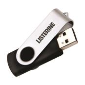 Pen Drive Giratório Metálico 4GB - 00016-SM