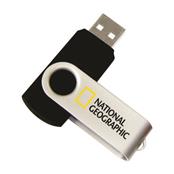 Pen Drive Giratório Metálico 8GB - 00016-SM