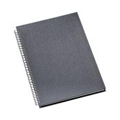 Caderno de Negócios Pequeno Capa Metalizada Grafite - 270L