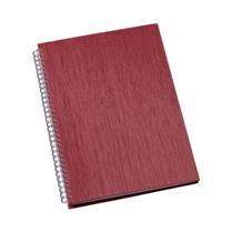 Caderno de Negócios Grande Capa Metalizada Vermelho - 305L