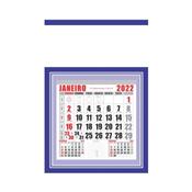 Folhinha Comercial Pequena Azul com Furo - 54LPAZ