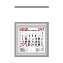 Folhinha Comercial Pequena Prata com Furo - 54LPPR