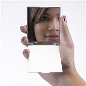 Espelho plástico Retangular Sem Aumento - 10250
