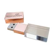 Pen Drive de Vidro Rose - PDVRS-64GB