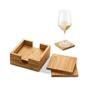 Kit de Quatro Porta Copos em Bambu - 93967