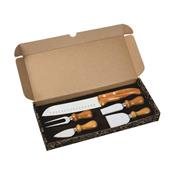 Kit Queijo e Faca Santoku 5 pçs