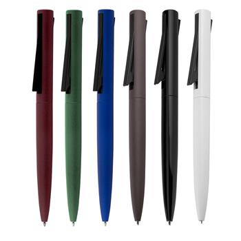 Caneta Metálica Esferográfica Retrátil Escrita em Azul - CM1072