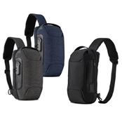 Mochila de Ombro USB Anti-Furto - 04058