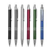 Caneta de Metal Colorida com Clip de Metal