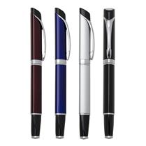 Caneta de Metal Triangular Inteira Colorida com Tampa