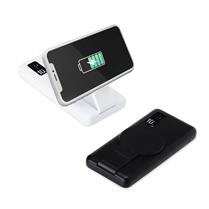 Power Bank 10.000mAh com Carregamento via Indução ou via Cabo - 05038