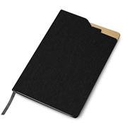 Caderno de Anotações com Capa Dura e Suporte para Caneta - CAD170