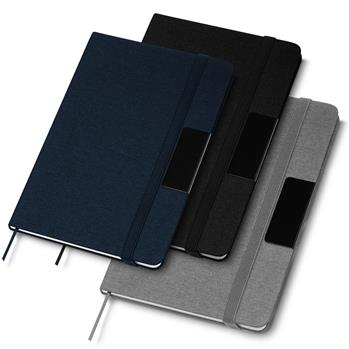 Caderno de Anotações com Placa de Metal - CAD150