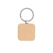 Chaveiro de Madeira Quadrado - 06038