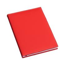 Agenda Diária 2026 VERMELHA com Costura Branca Sem Cantoneira - LG3563