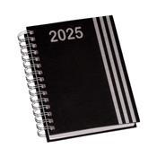 Agenda Wire-o Capa Premium com Faixa Preta com Ano - LG3461