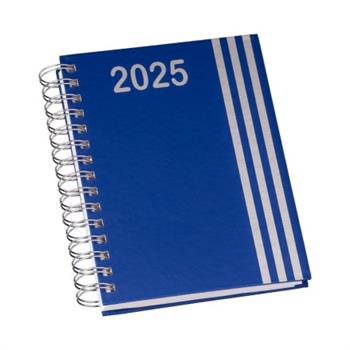 Agenda Wire-o Capa Premium com Faixa Azul com Ano - LG3462