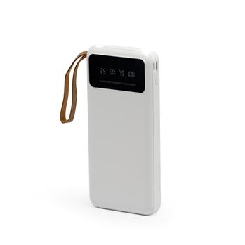 Power Bank 10.000mAh com Lanterna e Multissaídas - E@08014