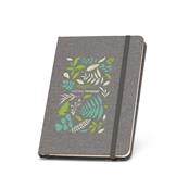 Caderno A5 com capa dura em rPET - 53630