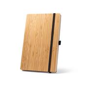 Caderno A5 com Capa em Placa de Bambu - 93582