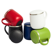 Caneca em Inox 370 ml e Tampa Plástica - 18761