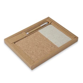 Kit Caderno e Caneta Ecológica - CAD300