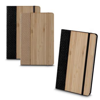 Caderno com Capa de Fibra de Bambu - CAD009