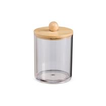 Porta Objetos com Tampa de Bambu - 07046B