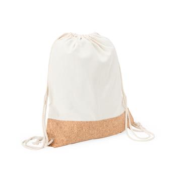 Mochila Saco de Lona e Cortiça - 08078