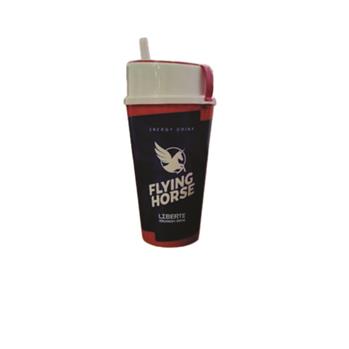 Copo 550 ml Com Tampa Porta Snacks Mold Label