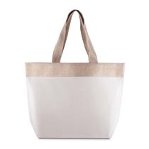 Sacola em Algodão Cru e Juta - BAC011