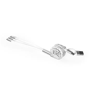Cabo USB Retrátil Três em Um - E@10338A