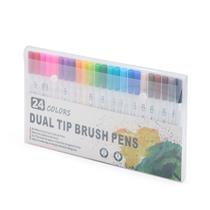 Kit Canetinhas Ponta Dupla Com Vinte e Quatro Cores - 08332-24